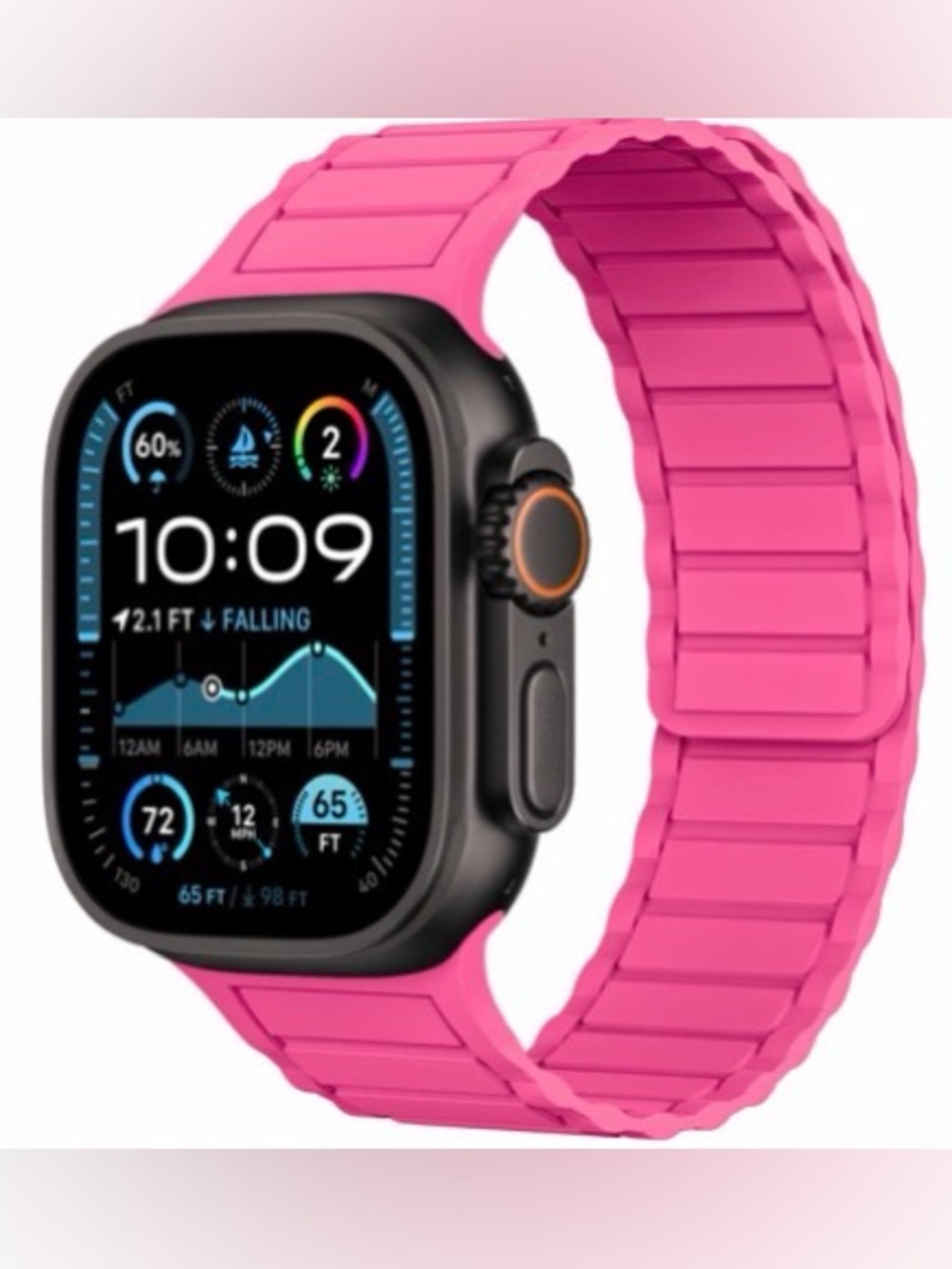 THWALK Magnetic Link Solo Loop Bands For Apple Watch #44